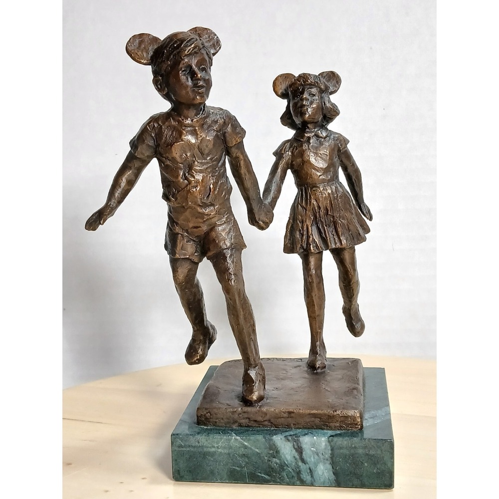 Disney themed Dennis Smith Signed Bronze Sculpture "The Veteran"